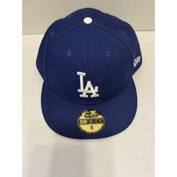Los Angeles Dodgers New Era Authentic On-Field 59FIFTY Fitted Hat - Blue 8 - Picture 1 of 8